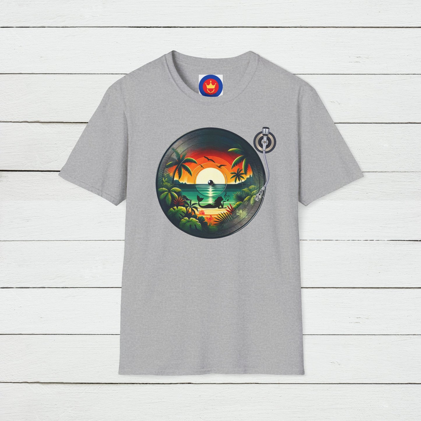 Beach Vinyl Unisex T-Shirt | Beach Bum Fashion Apparel