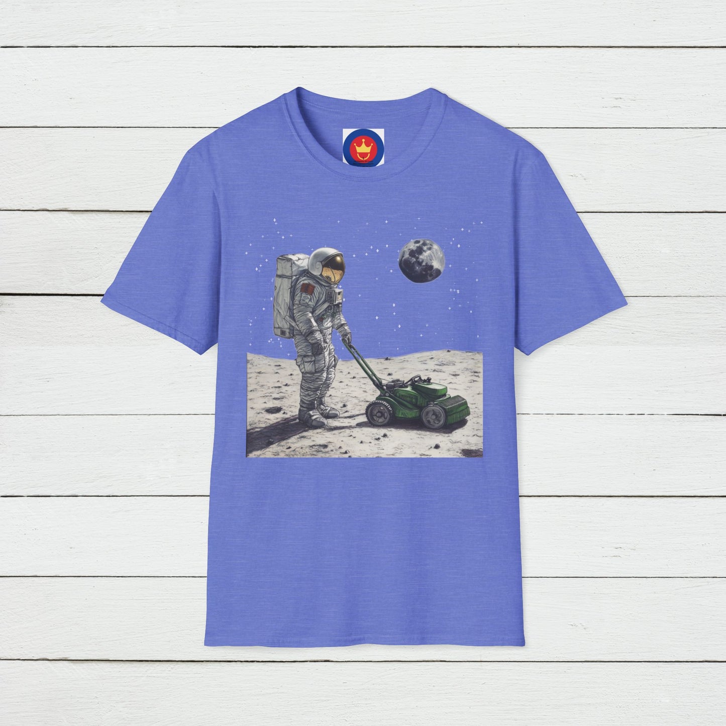 Astronaut Shirt, Funny Moon Shirt, Funny Spaceman Shirt, Outer Space Shirt, Lawn Mowing Tee, Lawn Mowers Gift, Astronomy, Unisex T-shirt