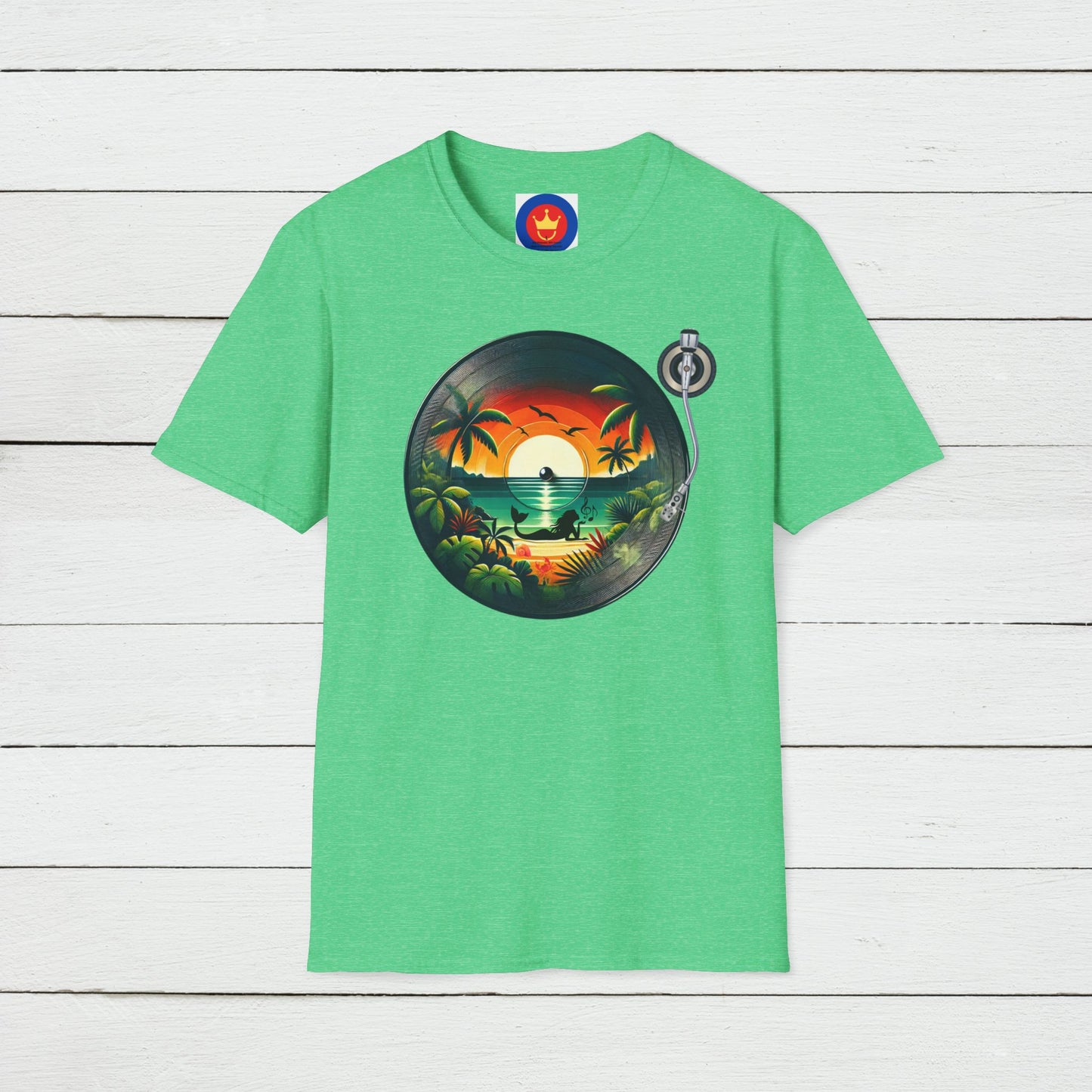 Beach Vinyl Unisex T-Shirt | Beach Bum Fashion Apparel