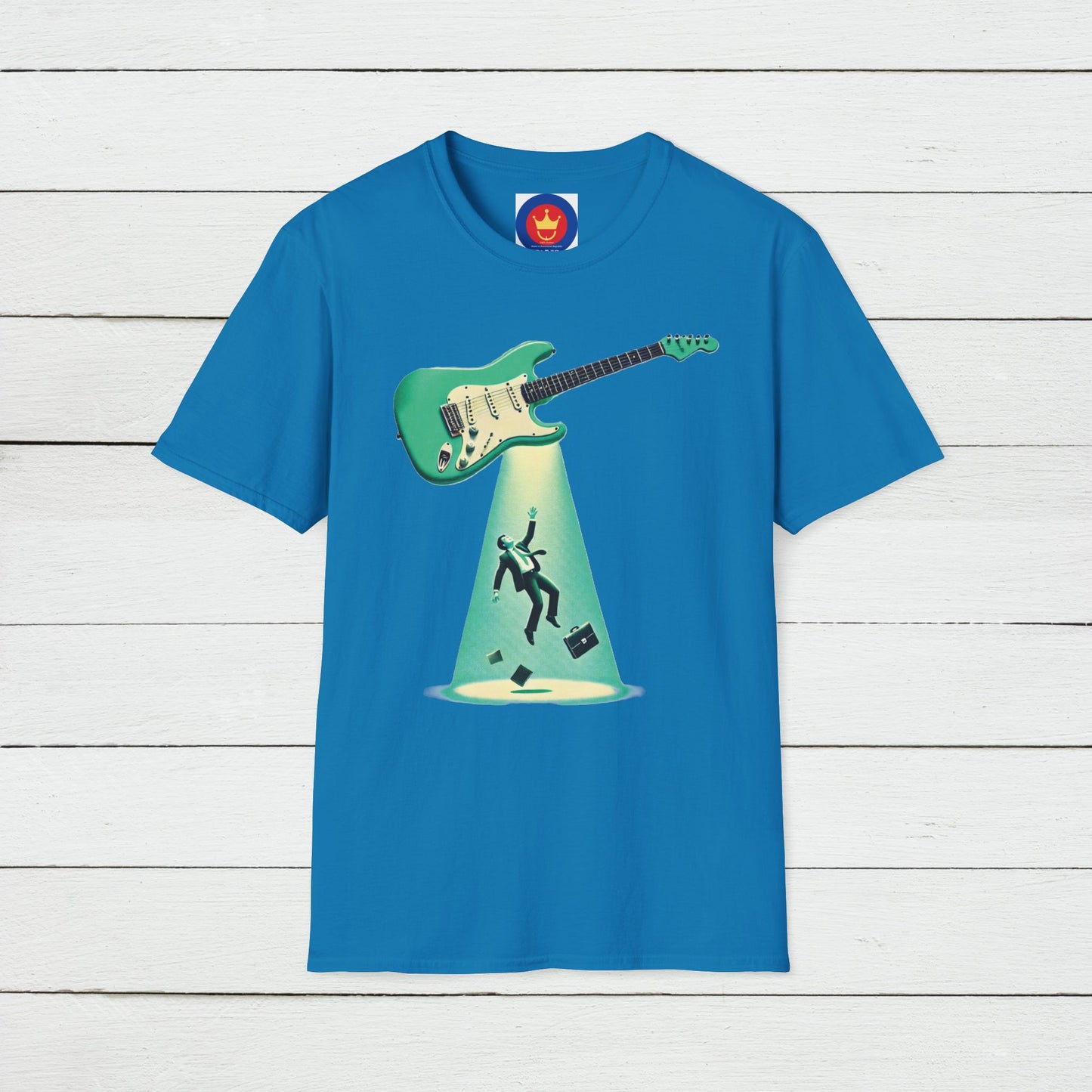 Guitar Abduction T-Shirt | Guitar Player Gift | Unisex Band Shirt