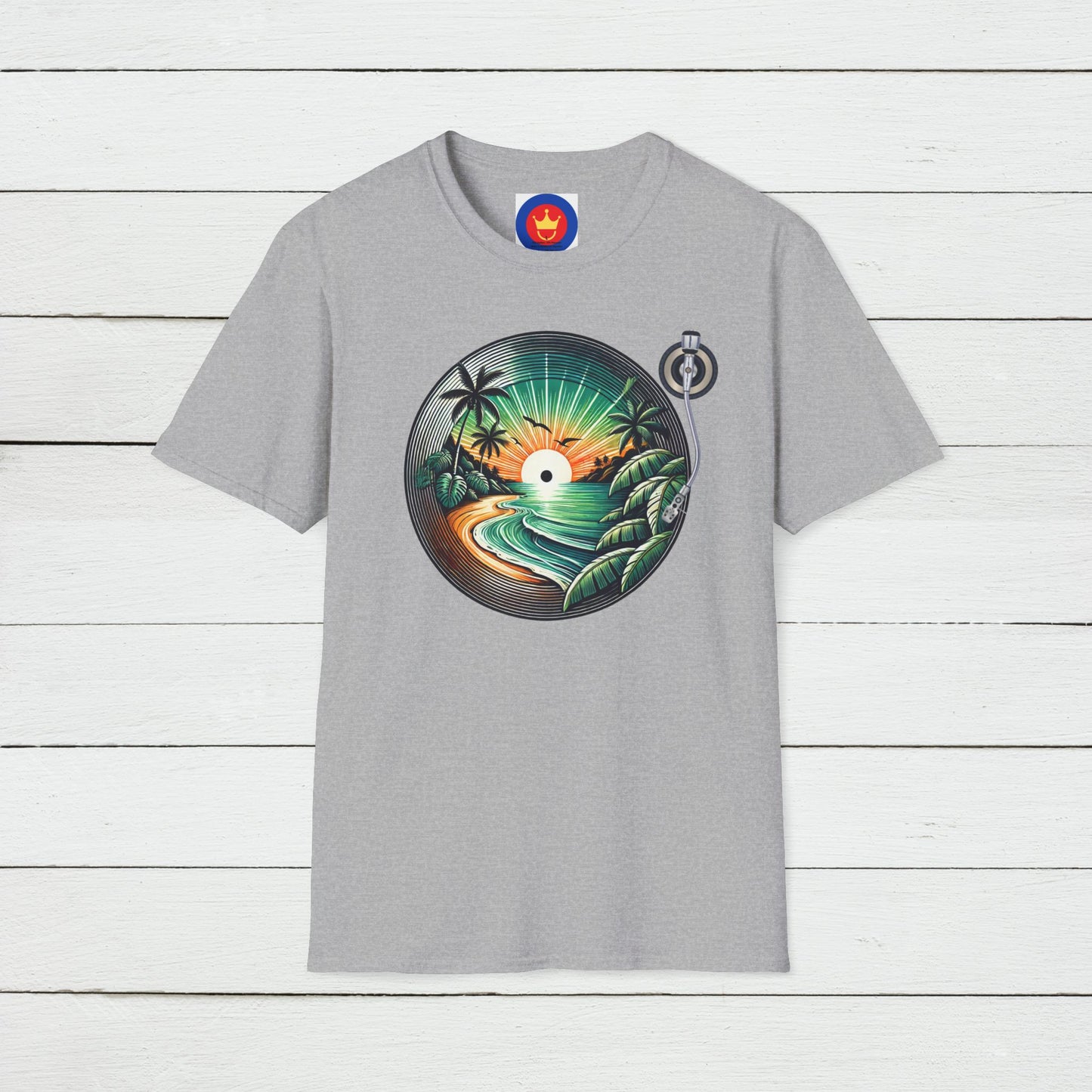 Beach Vinyl Unisex T-Shirt | Beach Bum Fashion Apparel