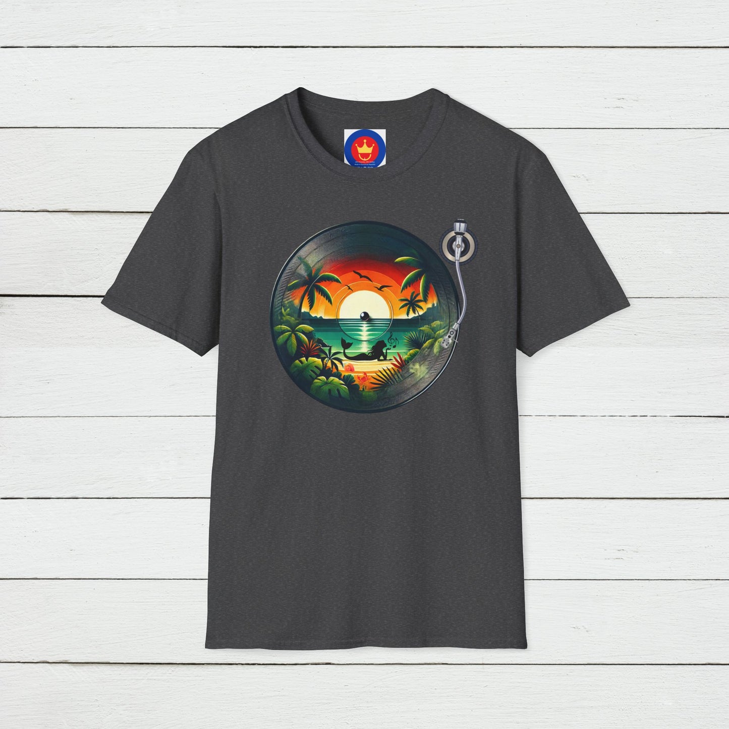 Beach Vinyl Unisex T-Shirt | Beach Bum Fashion Apparel