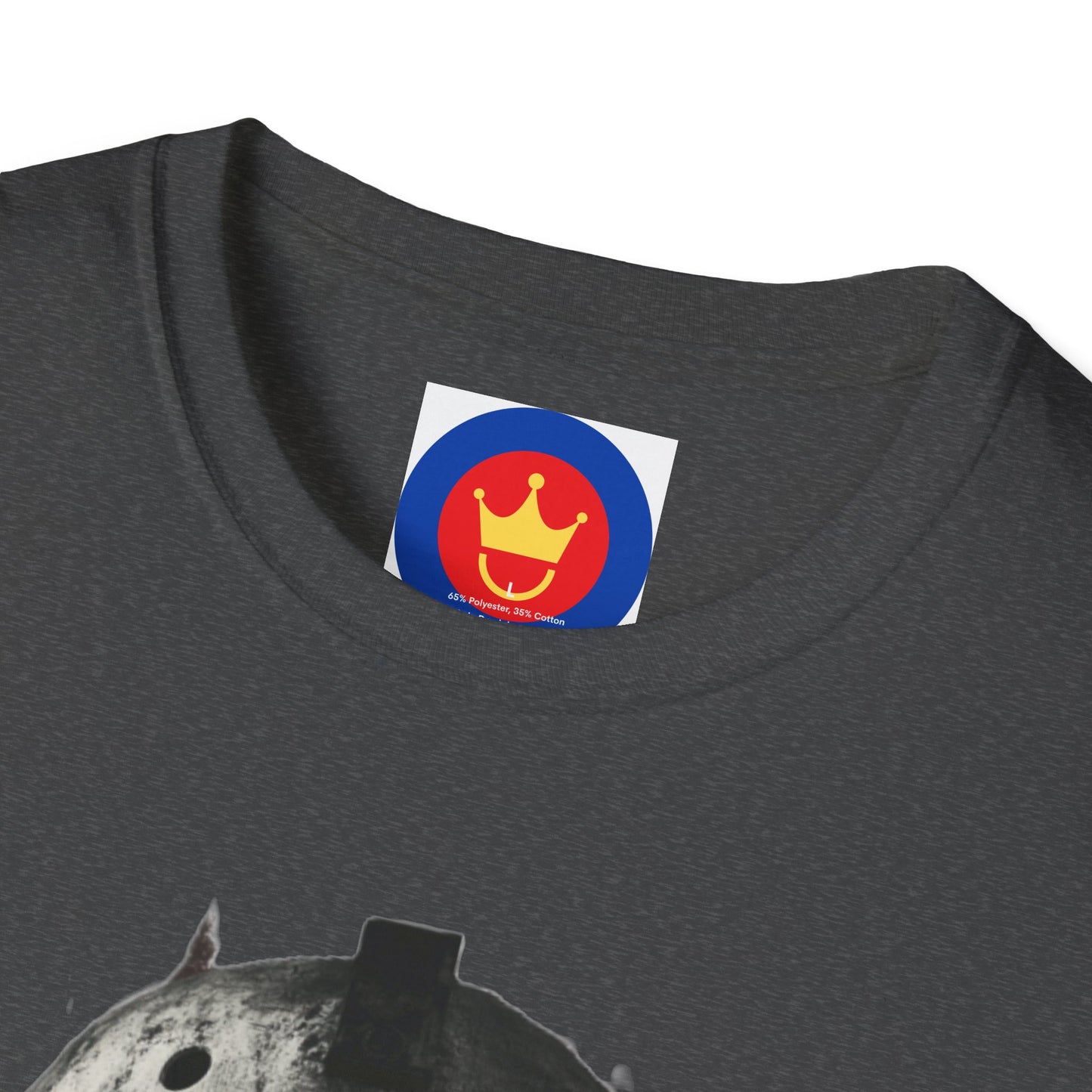 Horror Movie Villain Unisex Softstyle T-Shirt | Jason Vorhees Mask Shirt