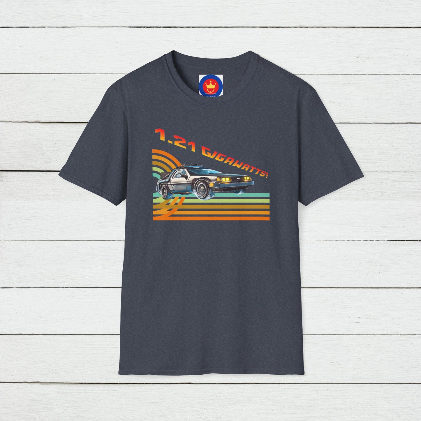 Back to the Future DeLorean Inspired Unisex T-Shirt | 80s Movie Design Shirt