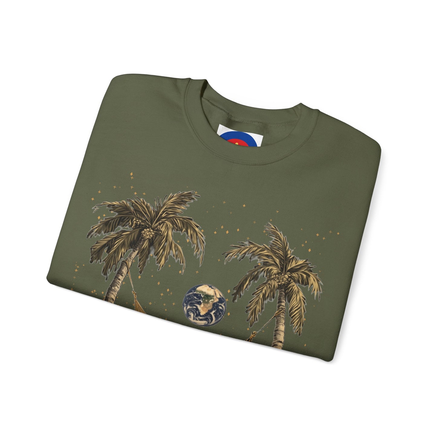 Astronaut on the Moon Sweatshirt | Unisex Funny Outer Space Graphic Tee