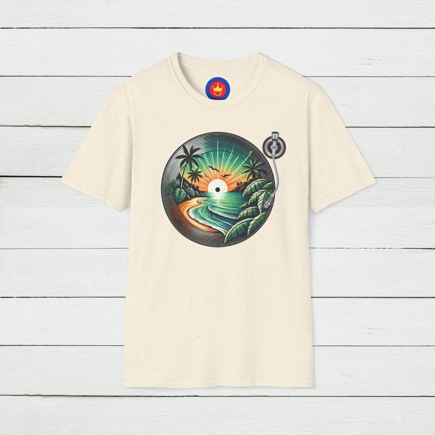 Beach Vinyl Unisex T-Shirt | Beach Bum Fashion Apparel