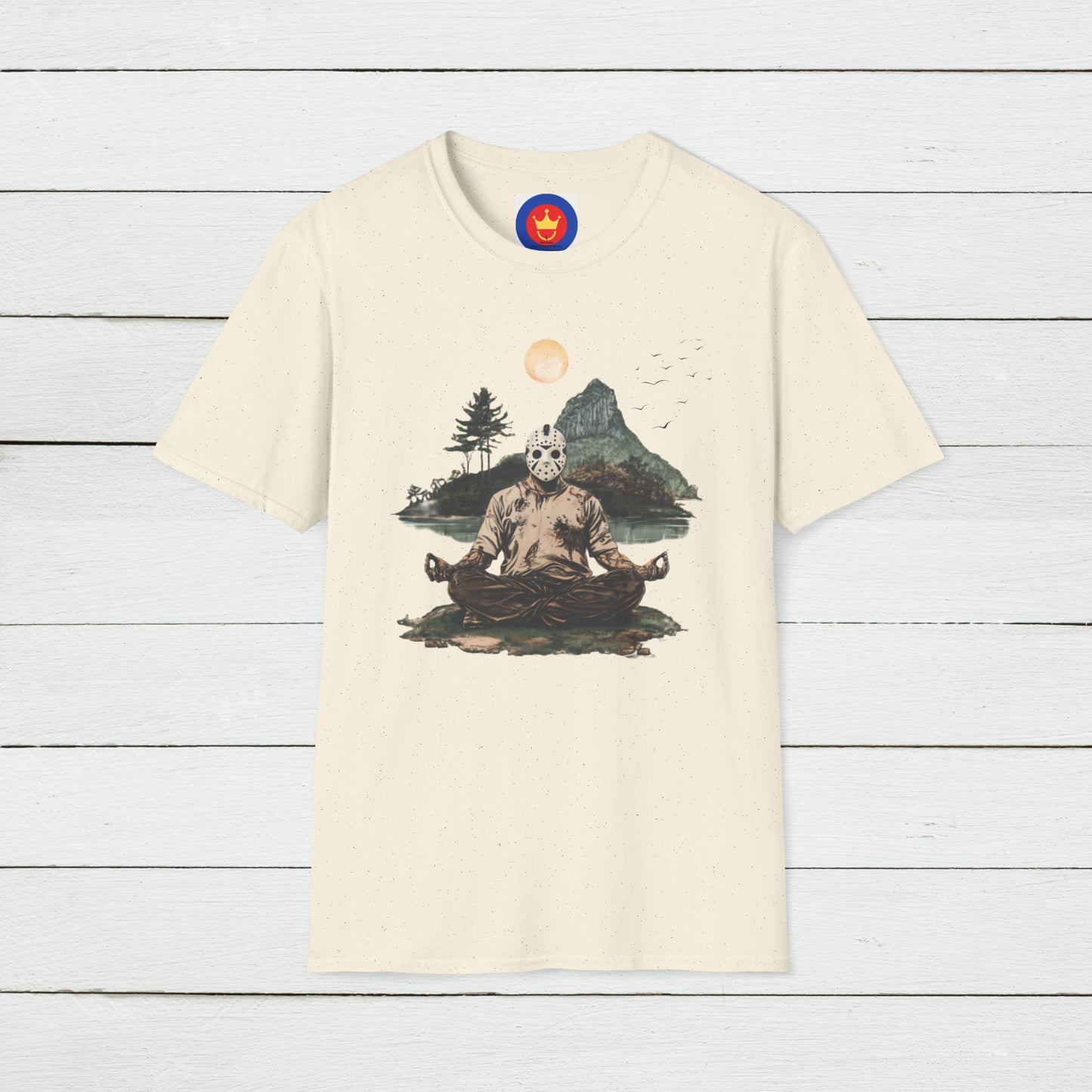 Friday the 13th Jason Vorhees Zen Unisex T-Shirt | Meditation Tee