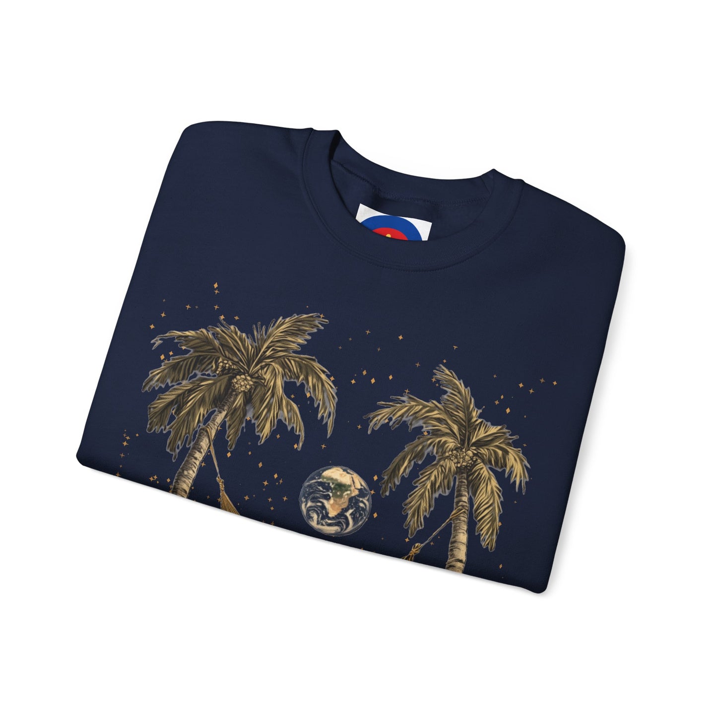 Astronaut on the Moon Sweatshirt | Unisex Funny Outer Space Graphic Tee