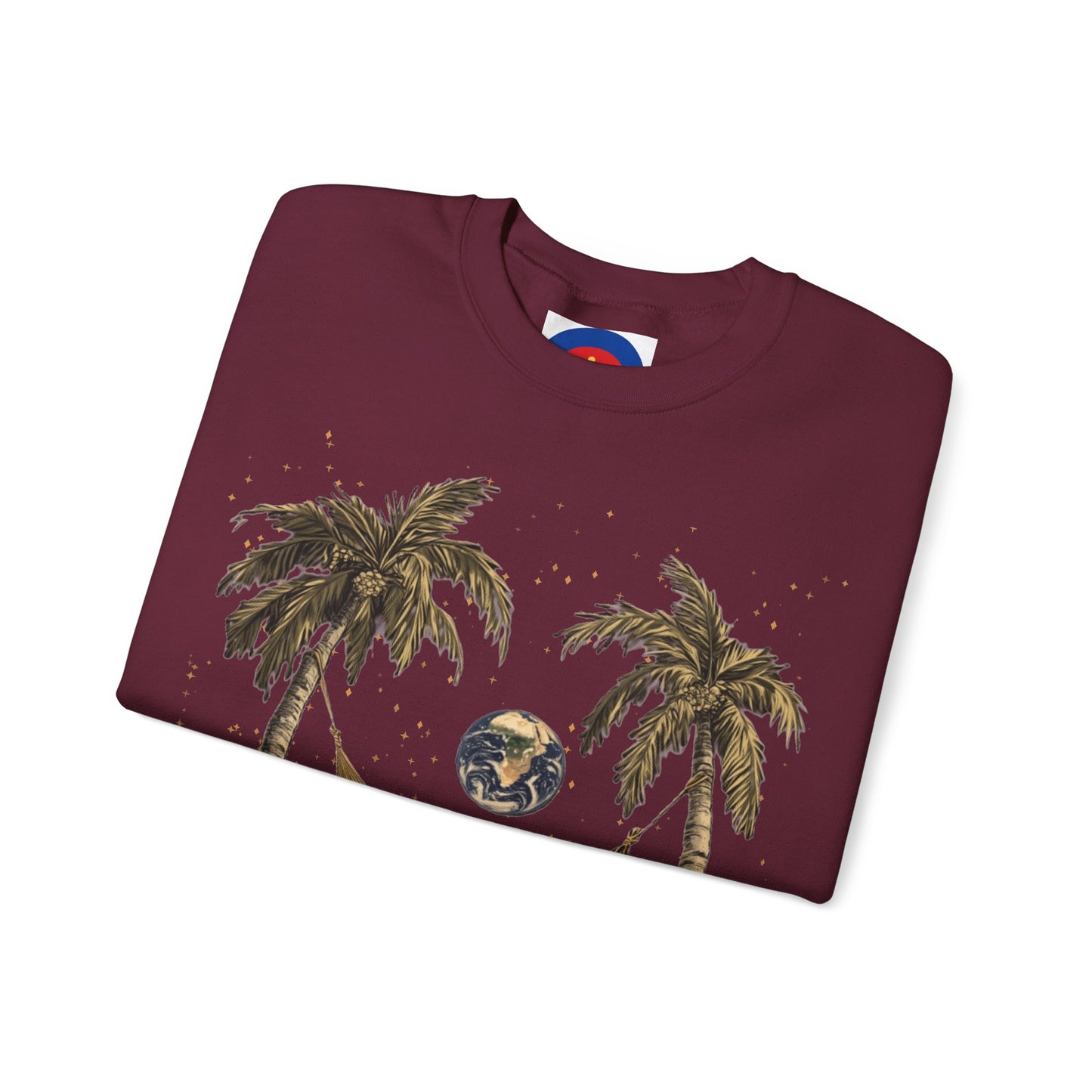 Astronaut on the Moon Sweatshirt | Unisex Funny Outer Space Graphic Tee