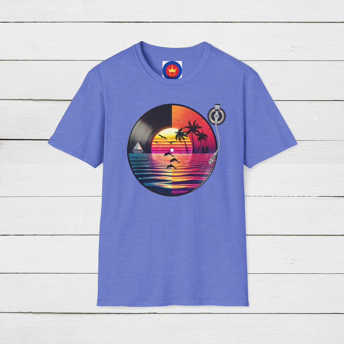 Beach Vinyl Unisex T-Shirt | Beach Bum Fashion Apparel