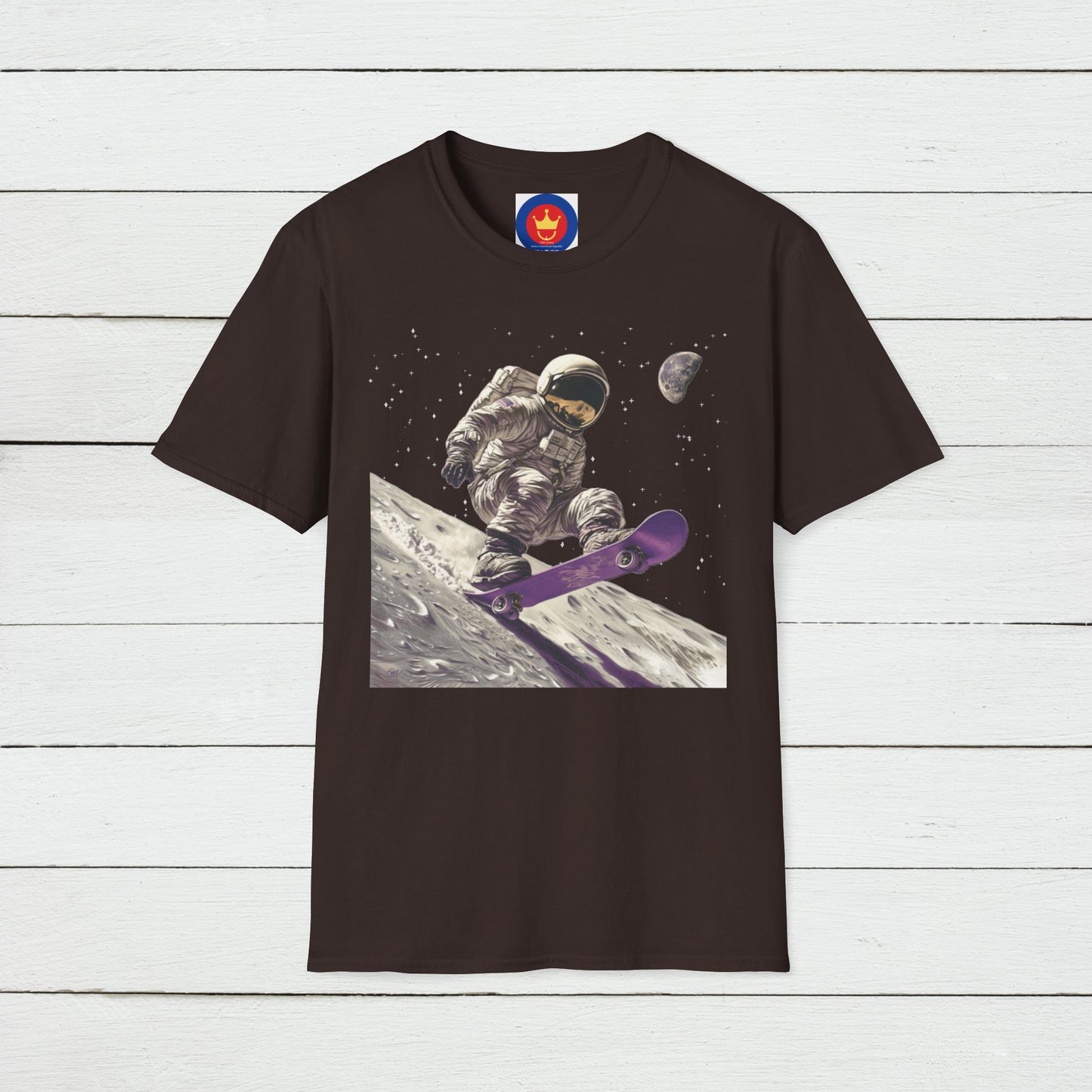 Astronaut Shirt, Funny Moon Shirt, Funny Spaceman Shirt, Outer Space Shirt, Skateboarding Shirt, Skateboarder Shirt, Skate Tee, Unisex Shirt
